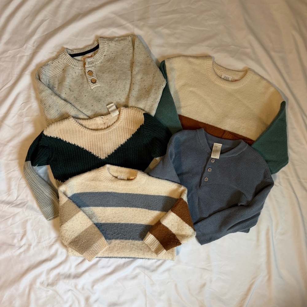 Toddler Boy Sweaters - Multiple